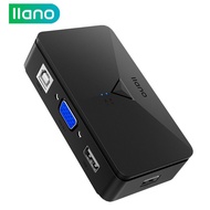 Llano USB HDMI công tắc KVM Bi-directional chia sẻ điều khiển Splitter Thiết bị chuyển mạch KVM Vga2