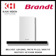 BRANDT AD1200X 90CM WALL MOUNT MOTION SENSOR HOOD + 2 YEARS WARRANTY