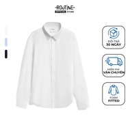 Bamboo Non Iron Form Fitted Men's Long Sleeve Shirt - Routine 10S26SHL056