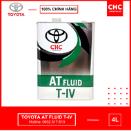 Dầu số tự động Toyota ATF Fluid T-IV bình 4L (chính hãng nhập khẩu Thái Lan) phù hợp xe toyota WIGO