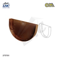 F370-273701 [ARENSI-MARLEY] Pvc Gutter End Stopper End Cap <BROWN>