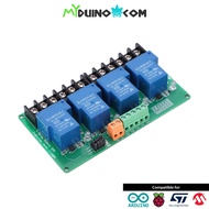 250VAC/30VDC 30A High Current 5VDC 4-Channel LOW/HIGH Level Trigger Relay Module