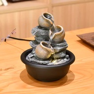 Desktop Simple Money-lucky Flowing Water Ornaments Circulating Water Money-lucky Fountain Feng Shui