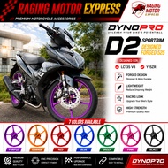 RIM SUKAN DYNOPRO CNC D2 SPORTRIM DESIGN FORGED FG525 LC135 V8 Y15ZR MATTE PURPLE OREN LIMITED STOCK