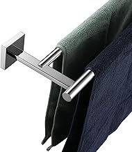 KOKOSIRI Bath Towel Bars Bathroom Double Towel Holder Rack for Toilet Kitchen 24 Inch Necklace Holde