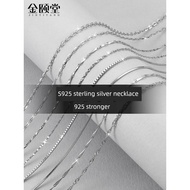 rantai leher lelaki rantai leher silver 925 original 925 Silver Necklace Thin Sterling Silver Clavic