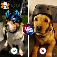 GAGAA Dog Helmet, Adjustable Solid Color Pet Motorcycle Helmet, Pet Headgear Comfortable Fit Plastic