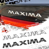3D ABS Plastic Letter Logo Car Badge Body Rear Tail Bumper Trunk Emblem Sticker Decals Decor For Nis