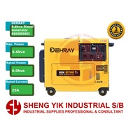 SYI DEHRAY Max. 6.6kva Conopy Soundproof Diesel Generator RDE8500Ti