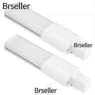 BRSELLER 2 Pack LED Bulb, G23/GX23 2-Pin LED Tube Light, Bright 4W CRI 80+ AC 85-265V LED Tube Bulb 