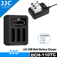 JJC USB Multi-Battery Charger For Ricoh DB-110 / Olympus LI-90B / JJC B-DB110 / Sony NP-BX1 / JJC B-
