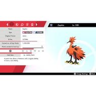 Pokemon Sword & Shield - 6IV ZAPDOS