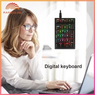 21 Key Digital Keyboard Computer USB 2.0 Mechanical Keyboard for Win for Game PC