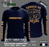 KAOS POLISI DENSUS 88 ANTI TEROR - TSHIRT DENSUS 88 -KAOS PANJANG POLISI DENSUS 88 ANTI TEROR - MENG