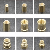 1 Piece 1/8" 1/4" 3/8" 1/2" (M.STOCK) Female Thread Brass Pipe Straight Union Connectors Coupler Ada