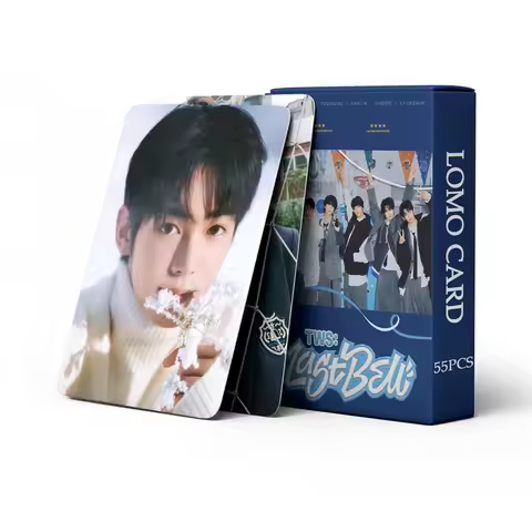 55pcs/set TWS Boys Album LOMO Card Last Bell Photo Card DOHOON Collector Card Postcard SHINYU HANJIN