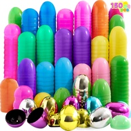 150 Pieces 2.3" Easter Eggs include 6 Golden Eggs and 10 Metallic Shining Eggs for Filling Specific 
