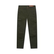DAVIE JONES [BE FEARLESS] กางเกงคาร์โก้ผู้ชาย Relax Fit Cargo Pants สีเขียว ดำ CO0070