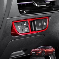 For Kia EV6/EV6 PE 2022-2026 LHD ABS Headlight Adjustment Button Cover Automotive Interior Accessori