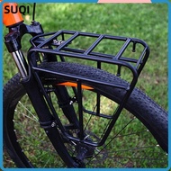 LUCKY-SUQI 25KG Capacity Bicycle Parking Rack, Steel 25KG Capacity Mountain Bike Cargo Rack, Bike Re