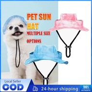 Pet Sun Hat Pet Hat with Ear Holes Sunscreen Pet Cap for Cat Dogs Pet Hat Sun Hat for  Outdoor Hat P
