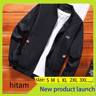 2025 Kot Lelaki Jaket Kasual Baju Baharu Kolar Pendirian Jaket Besbol Bergaya Jaket Jaket Pendek Pak