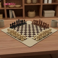 Lohobby 4 Player Chess Board Game Large Professional Chess Pieces Educational Chess Set for Kids and