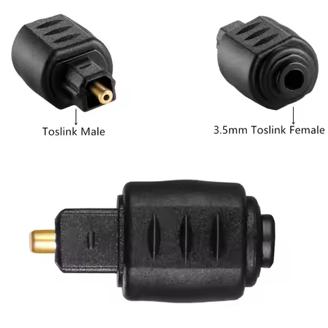 Mini 3.5 to Toslink Male Optical Fiber Converter TOSLINK Optical Fiber Converter Adapter