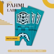 Aq-54 vf-52 g-24 Quran Rekal, Quran Reading Place Original Viral Quality IQRO Motif Quran Rehal/