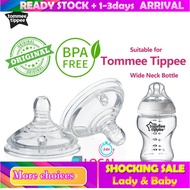 deQueen Puting Teat Nipple Baby for Tommee Tippee Bottle X Botol Susu Closer to Nature Silicone Nipp