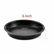 1pc 6/7/8/9/10inch Non-Stick Coating Cake Pan High Temperature Resistance Oven Pizza Bread Baking Tr