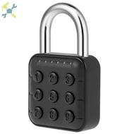 Combination Lock 6 Digit Password Code Digital Padlock Push Button Safe Padlock Security Padlock SHO