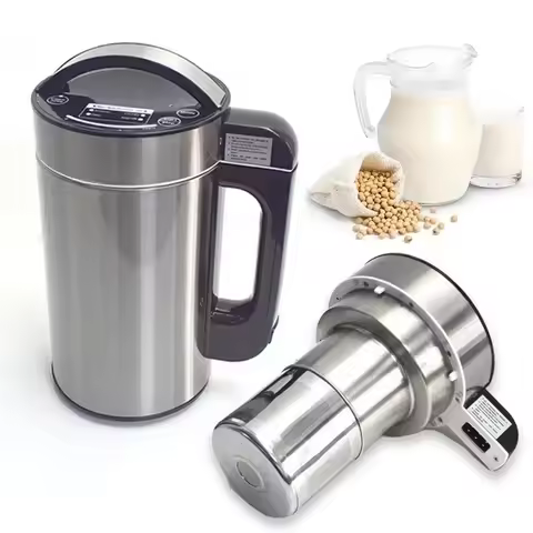 1200ml Multifunctional Nut Milk Maker, Electric Blender for Oat Milk, Almond Milk, Soup & Smoothies