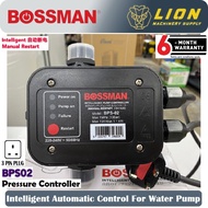 BOSSMAN BPS02 1.1kw Pressure Controller (Intelligent Only) Automatic Control For Water Pump - 6 Mont