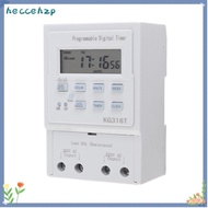 HECCEHZP Digital Timer Switch, 30A Microcomputer Programmable Timer, Smart Home 1W Power AC 220V 1Mi
