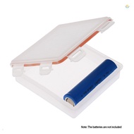 Waterproof Battery Storage Box Battery Holder Protective Case 4 Slot Transparent Strong Hard Case