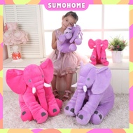 Elephant Plushie Pillow Gift – Bantal Plush Gajah Comel 30cm/40cm/60cm | Soft Stuffed Animal Cuddly