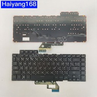 Keyboard คีย์บอร์ดโน๊ตบุ๊ค​ Asus ROG Zephyrus GU502 GU502G GU502GW GU502DU GU502GU GU502LU มีไฟ(RGB)​ ไทย-อังกฤษ