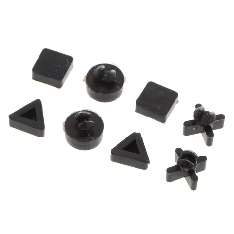 Bottom Feet Pad Set Kit Replacement Part for Sony PS4 Pro Video Game Console 8x Anti-slip Rubber Bot
