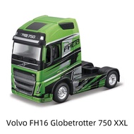 Urago Xe Tải Volvo FH16 Globetrotter 1:43 750 XXL 4X2 Đầu Xe Tải Máy Kéo Hạng Nặng Đồ Chơi Mô Hình X