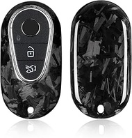 T-carbon Key Fob Cover Compatible with Mercedes Benz Key fob Cover EQS, EQE, S580, S500, C300, C Cla