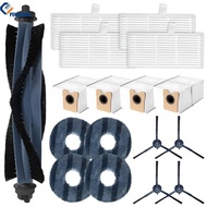 PENGGONG หุ่นยนต์ดูดฝุ่นสำหรับ Eufy ชุดถุงหูรูดผ้าถูพื้นตัวกรองแปรงข้างสำหรับ C20