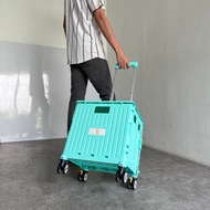 Folding Trolley Box Multipurpose Folding Shopping Cart | Multipurpose Goods Trolley | Multifunctional Folding Luggage Suitcase | Pet Stroller Box | Multipurpose Shopping Trolley Foldable Shopping Trolley