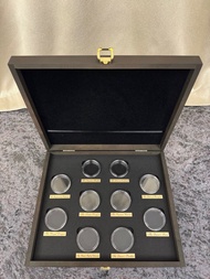 WOODEN CASE Box Royal Tudor Beasts Series 2 Oz Display 10 Silver Coins