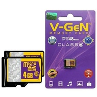 Ri Micro SD VGen 4Gb/8Gb/16Gb/32Gb class 6/HP CCTV Memory Etc/maestro 4Gb HIGH QUALITY