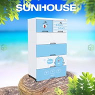 Tủ nhựa trẻ em 6 ngăn Happy Kids SUNHOUSE KS-CA688B6