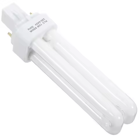 4Pcs Energy Saving Lamp Light Bulb 13W Downlight Compact Fluorescent Bulbs Replacement Plug LED 2 Pi