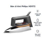 Philips HD1172 dry iron - automatic heat shut-off, super durable 304 stainless steel