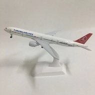 Alloy Metal Diecast 20CM Turkish Airlines Boeing 777 Airplane model Turkey 16CM B777 Plane model Air