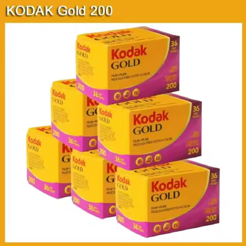 KODAK GOLD 200 35mm Film 36 Exposure Per Roll 1-10 Roll For KODAK M35 / M38/H35/F9/I60 Film Camera (